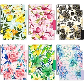 Floral Decorative File Folders, 1/3 Cut Tabs,, Letter Size for Office, School and Home, Set of 12