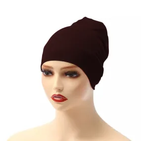 Free Size Full Cover Underscarf - Dark Brown