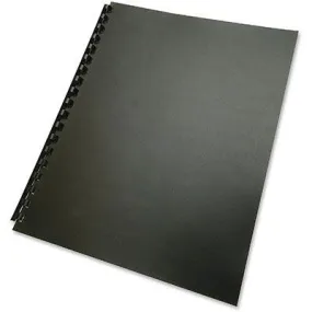 Gbc Ibico Polycover Binding Cover 300 Micron A4 Black Pack 100