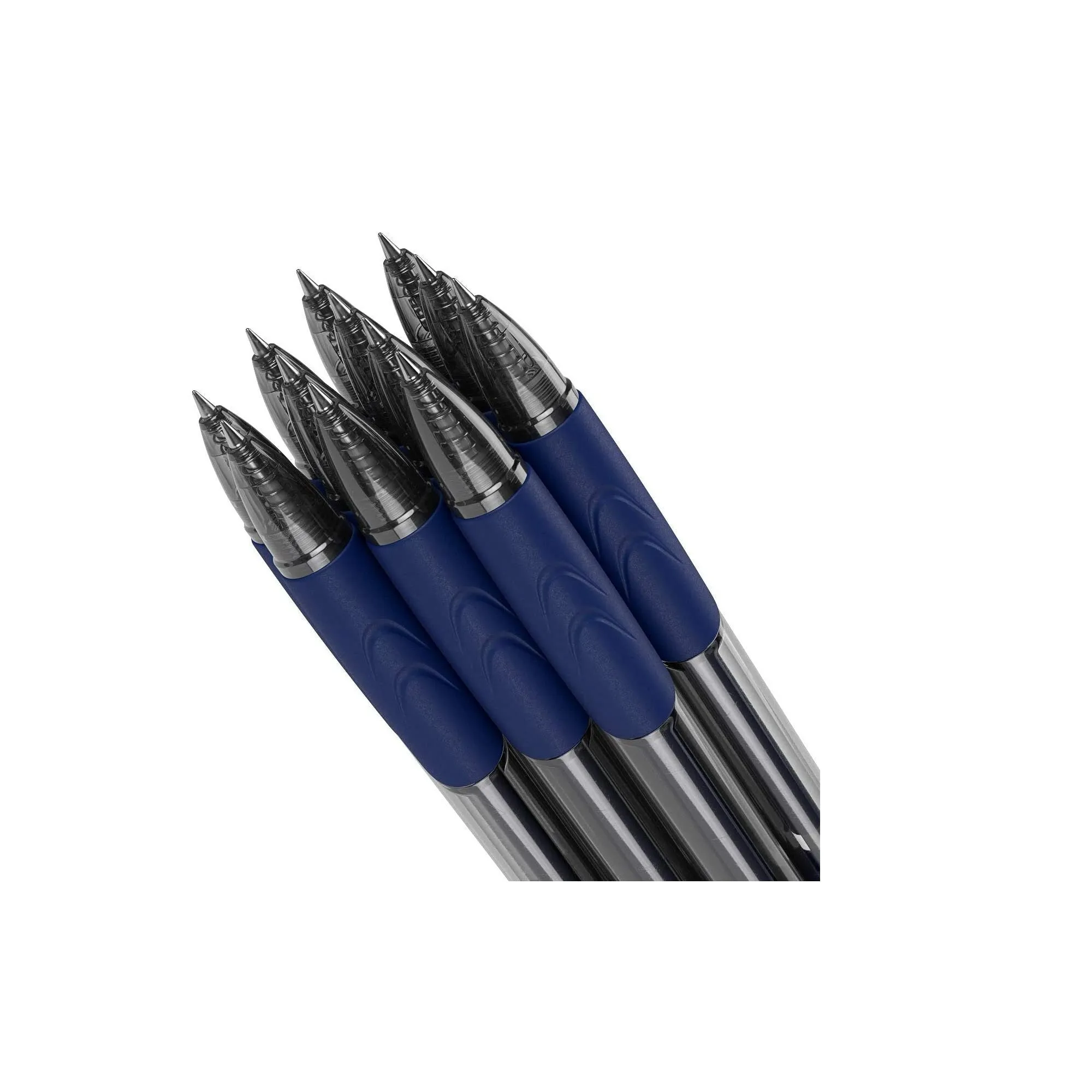 Gel Pens | Set of 24 Blue Roller Ball Bullet Journal Pens | Quick-Drying Ink