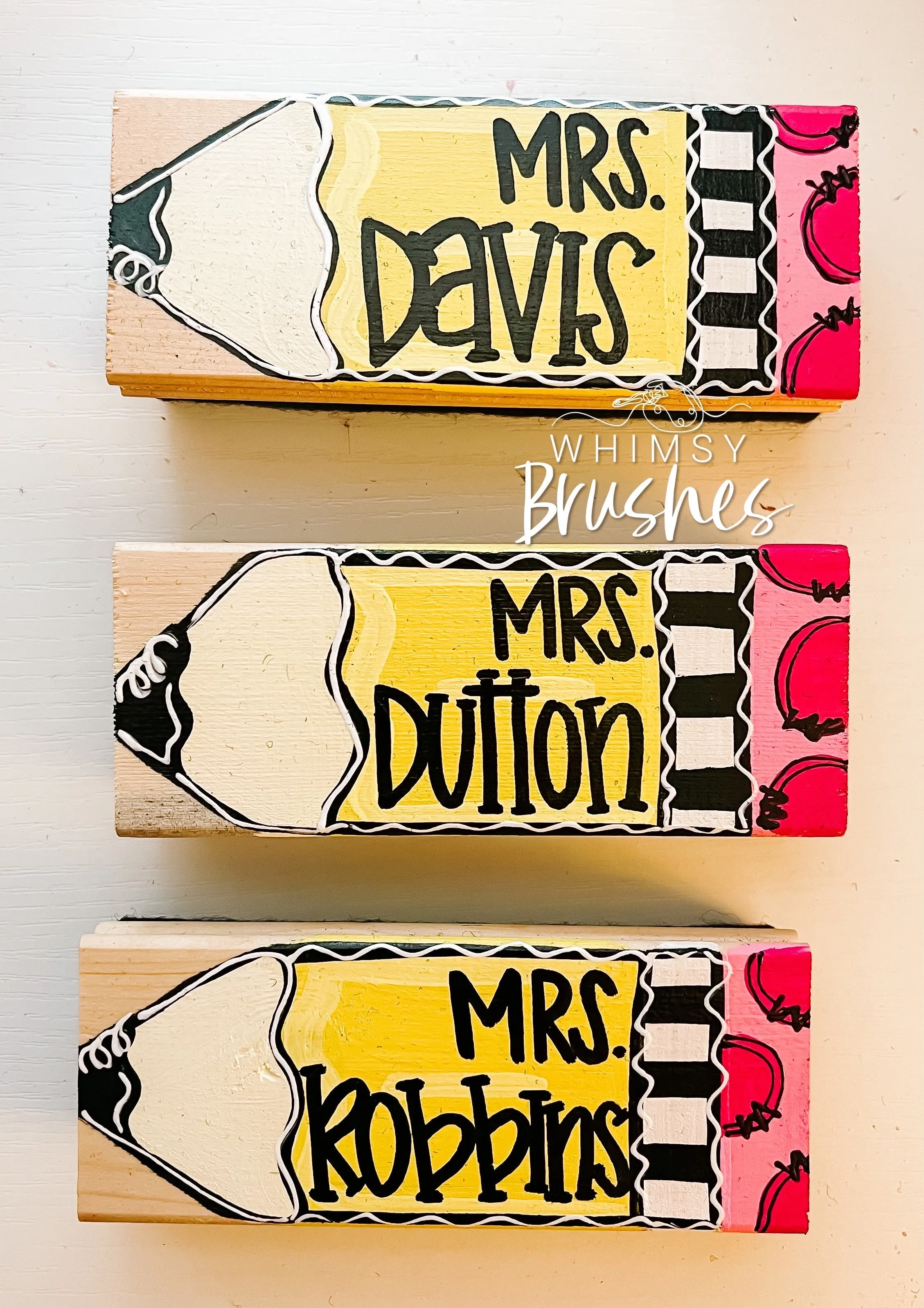 Handpainted Dry Eraser