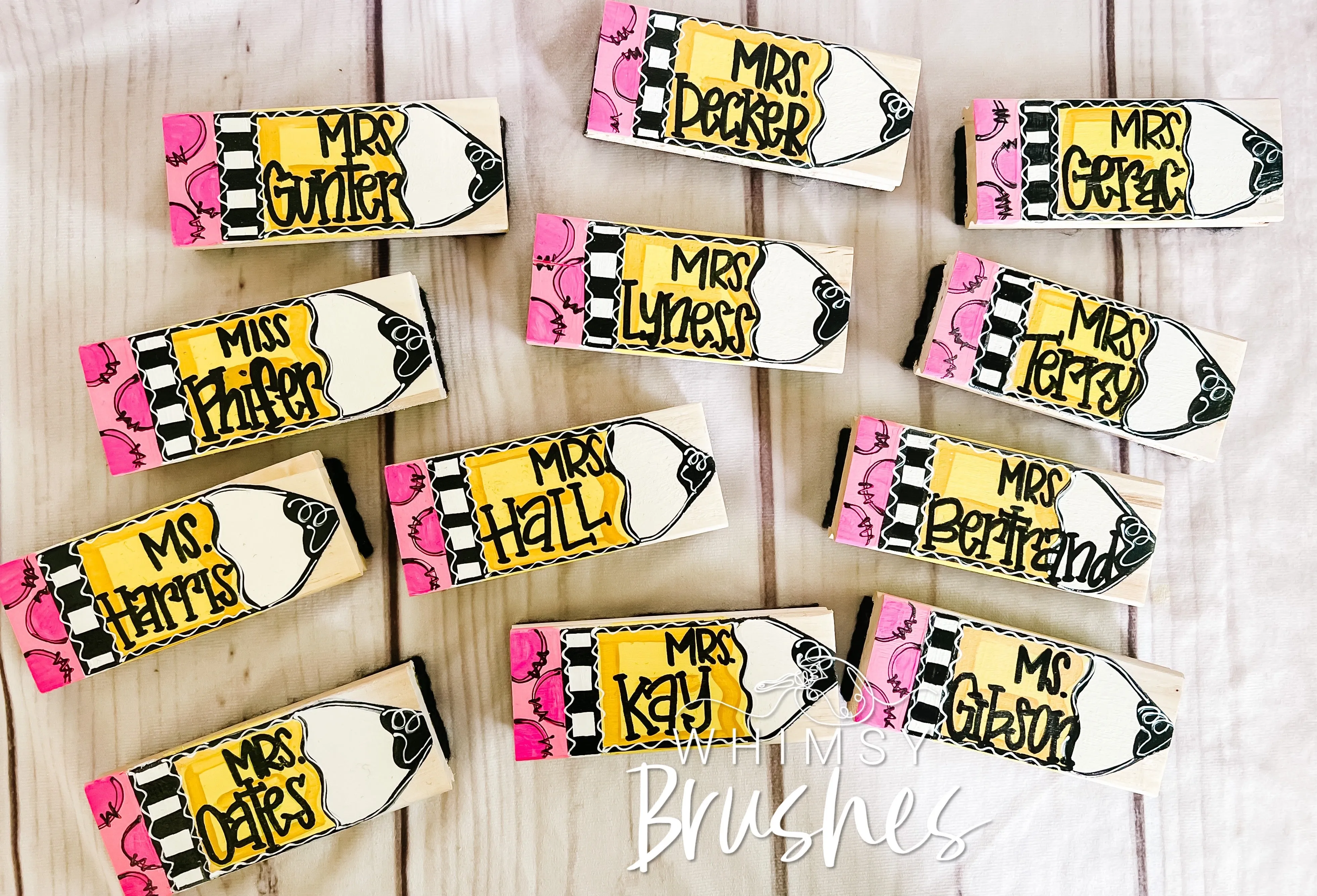 Handpainted Dry Eraser