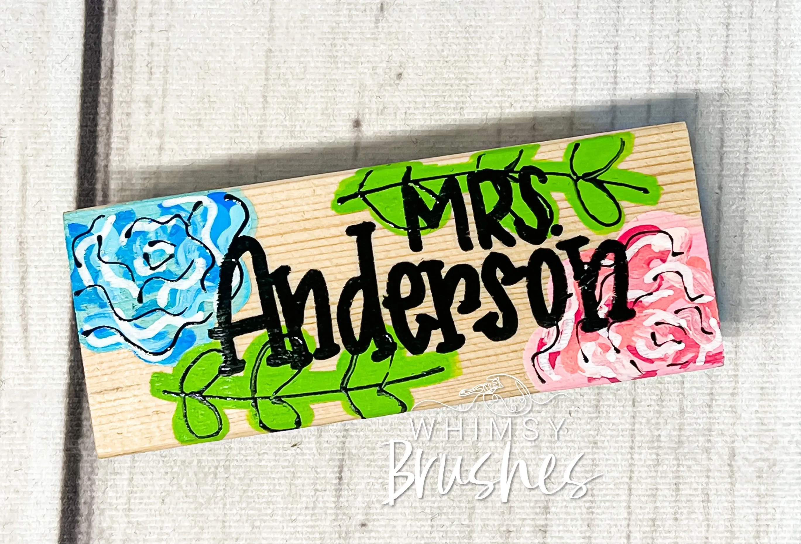 Handpainted Dry Eraser