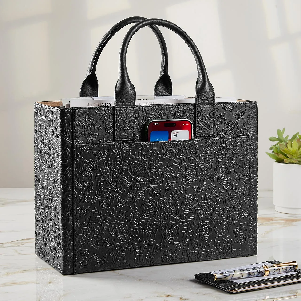 Impressions Portable File Tote