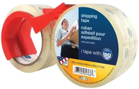 IPG 4368 Shipping Tape, 54.6 yd L, 1.88 in W, Polypropylene Backing, Clear :PK 2: QUANTITY: 1