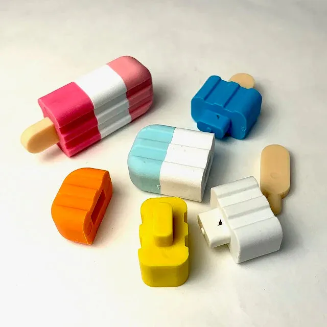 Iwako Ice Cream Shop Puzzle Eraser Set of 7