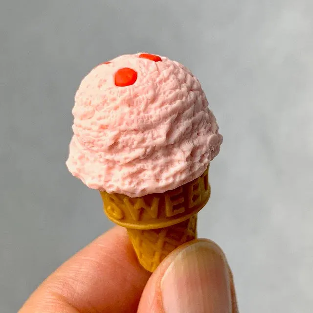 Iwako Ice Cream Shop Puzzle Eraser Set of 7