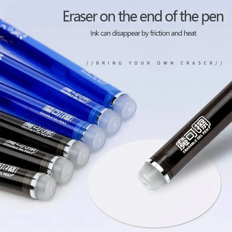 Kawaii Critter Gel Pens Set: Cute Animal Stationery Kit with Erasers