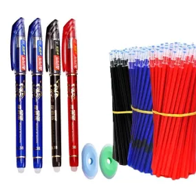 Kawaii Critter Gel Pens Set: Cute Animal Stationery Kit with Erasers