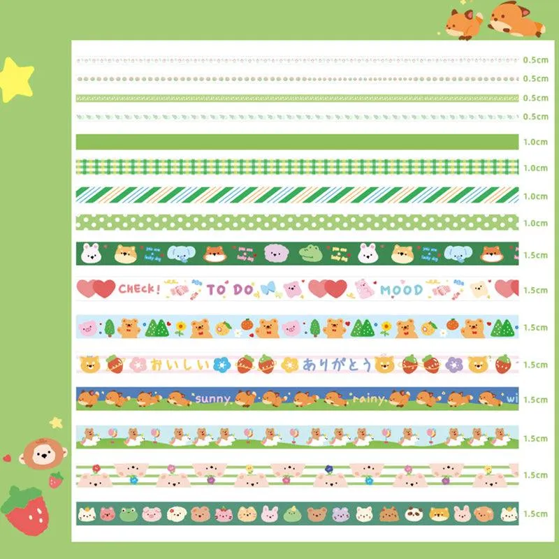 Kawaii Washi Tape Set