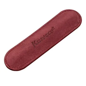 Kaweco Velour Pen Pouch for 1 Pen - Burgundy