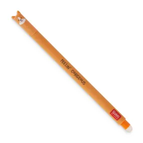 Legami Black Erasable Gel Pen - Corgi