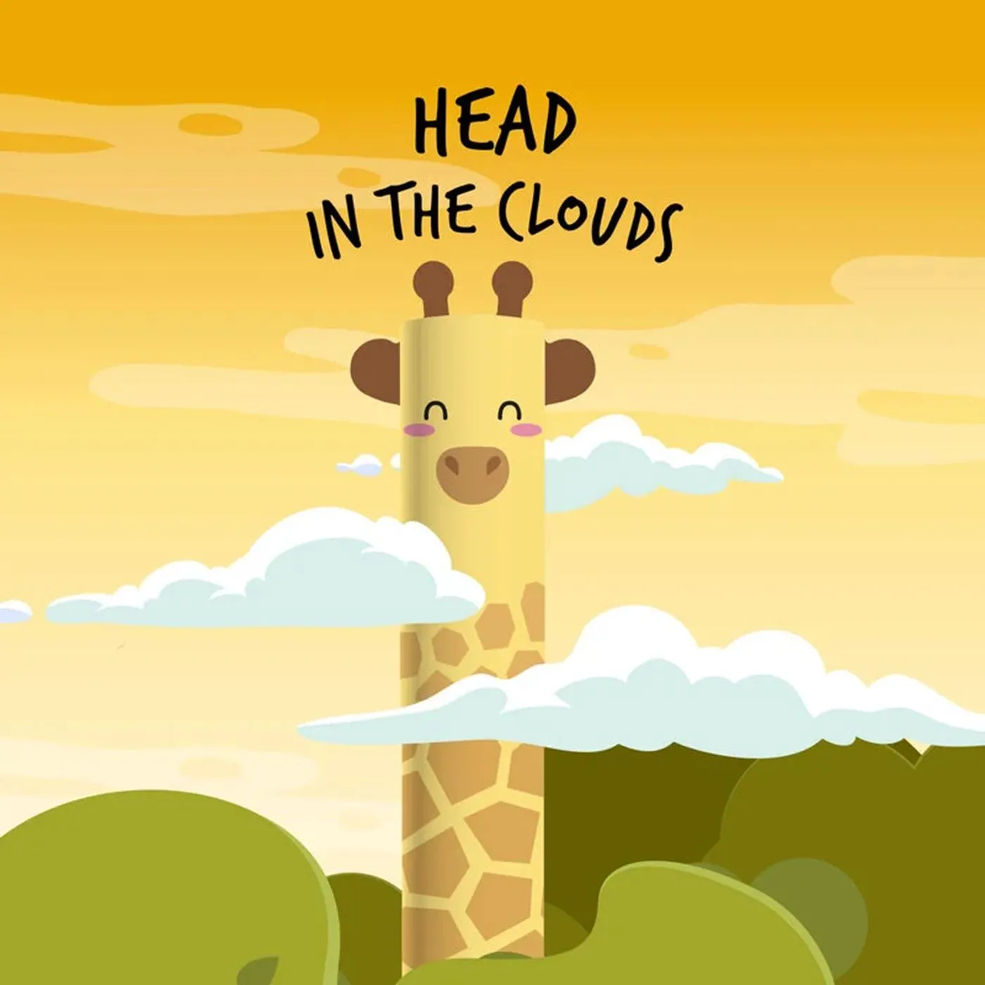Legami Black Erasable Gel Pen - Giraffe