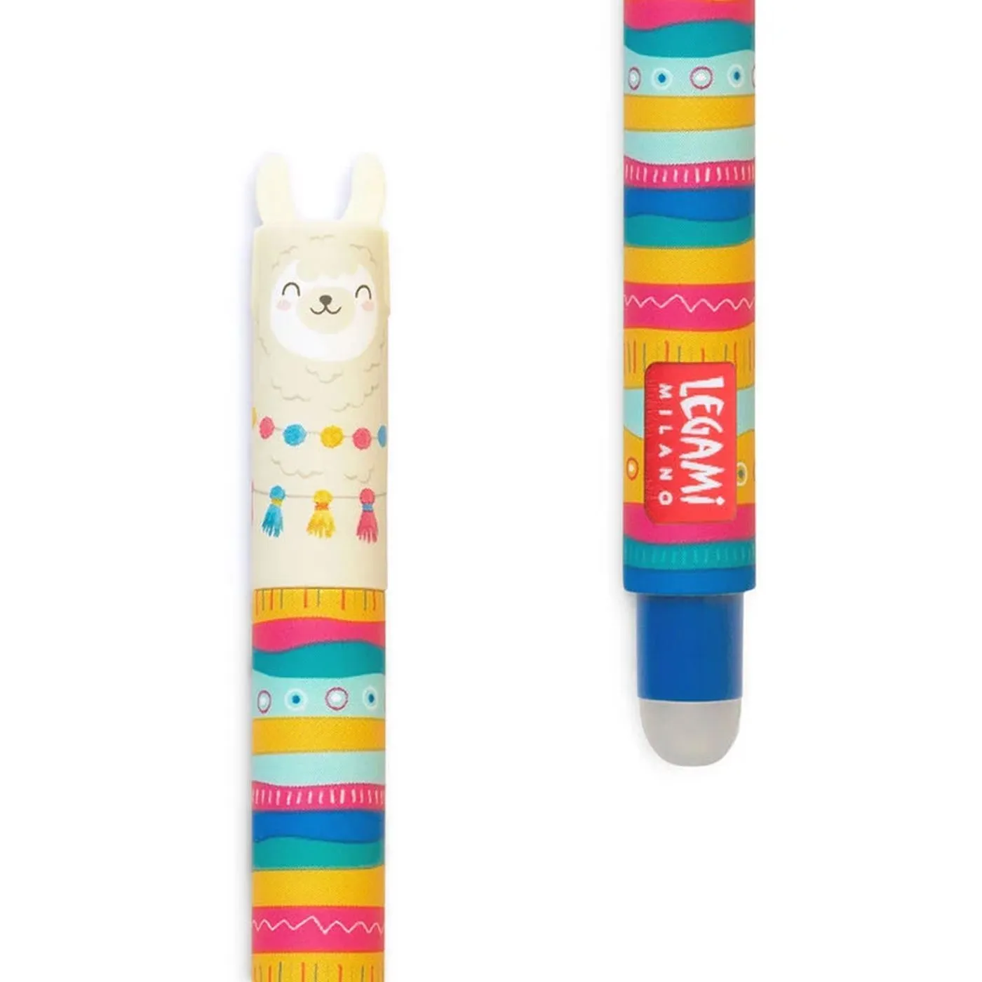 Legami Blue Erasable Gel Pen - Llama