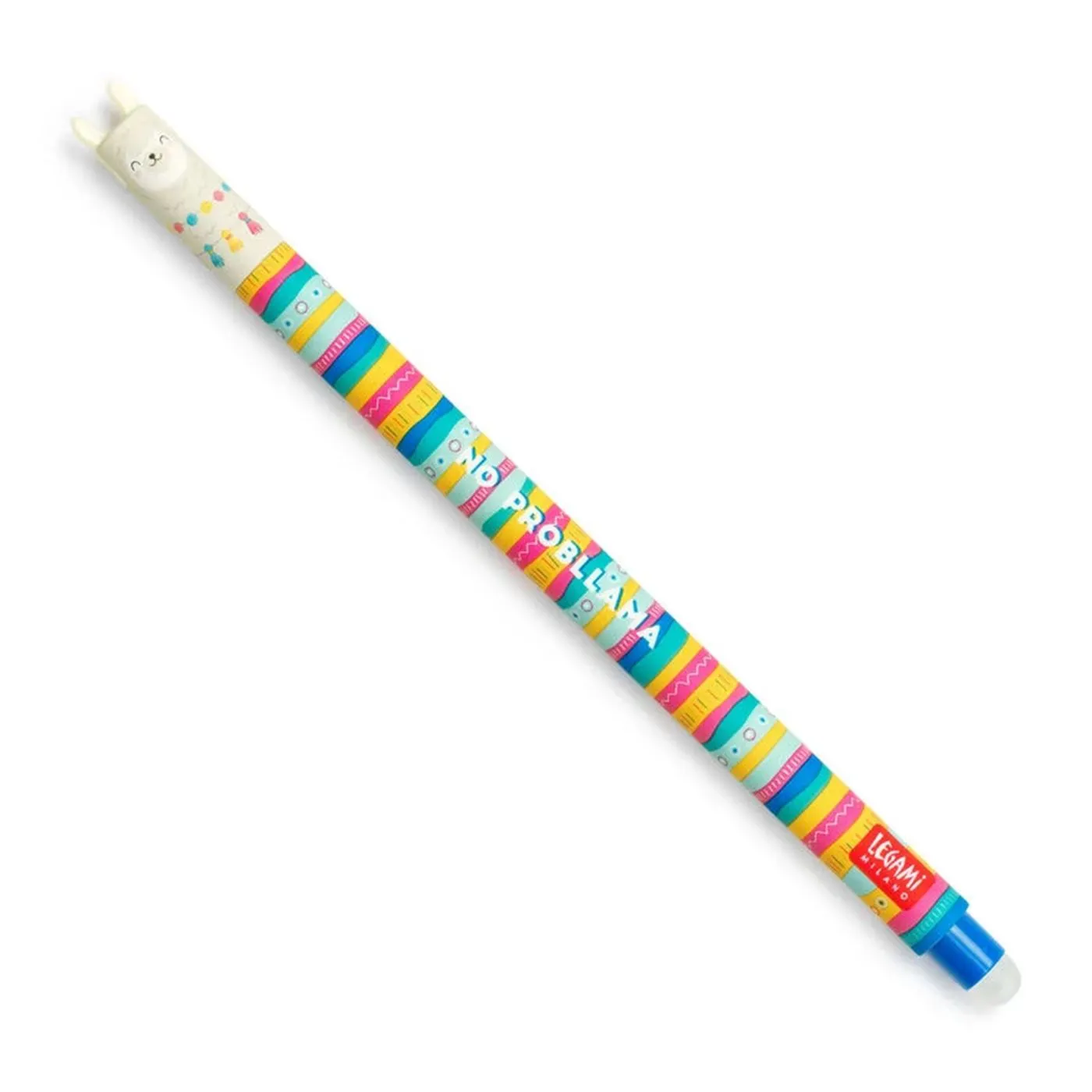 Legami Blue Erasable Gel Pen - Llama