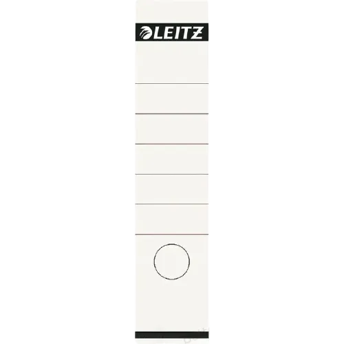 Leitz Spine Labels Broad Long White