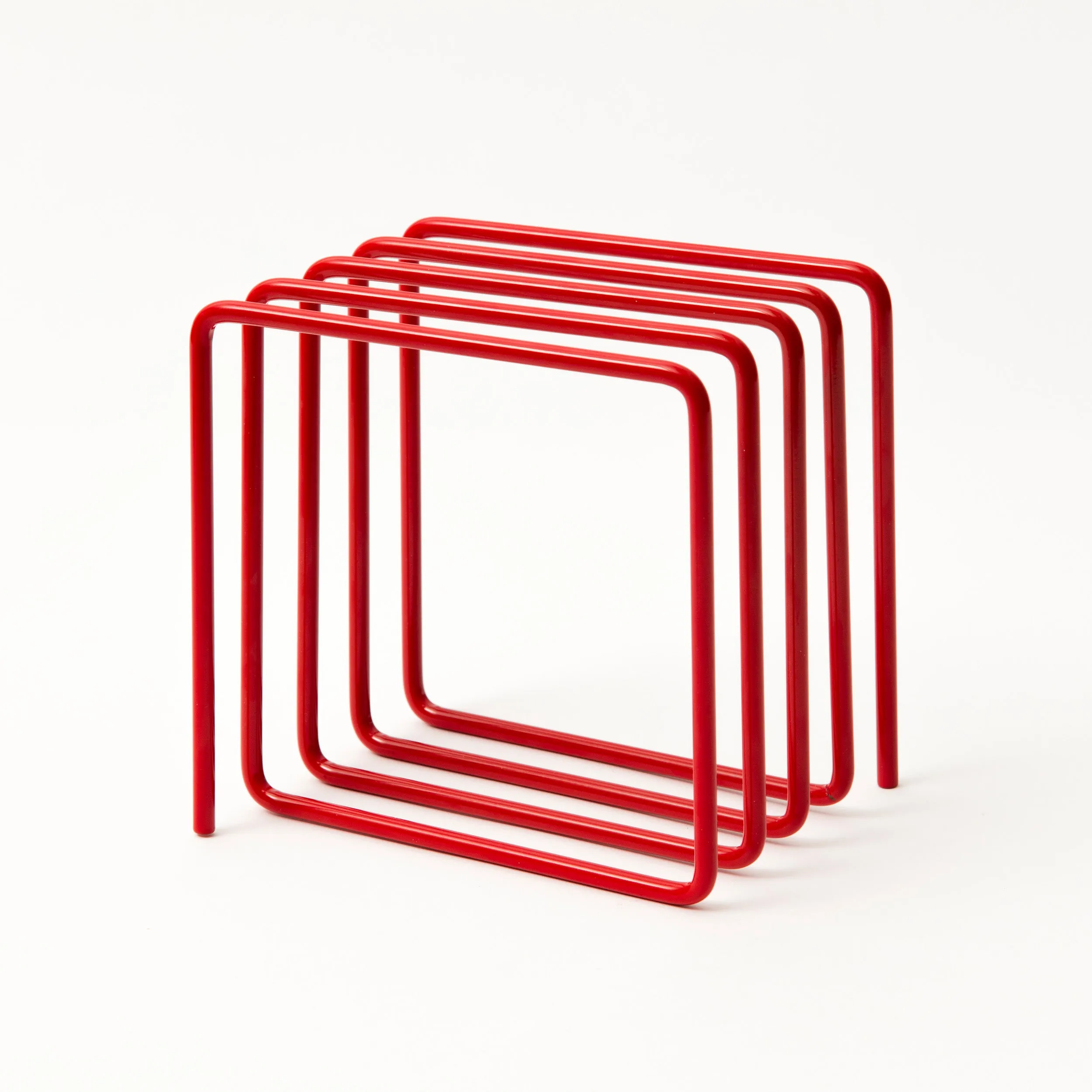 Magazine rack red