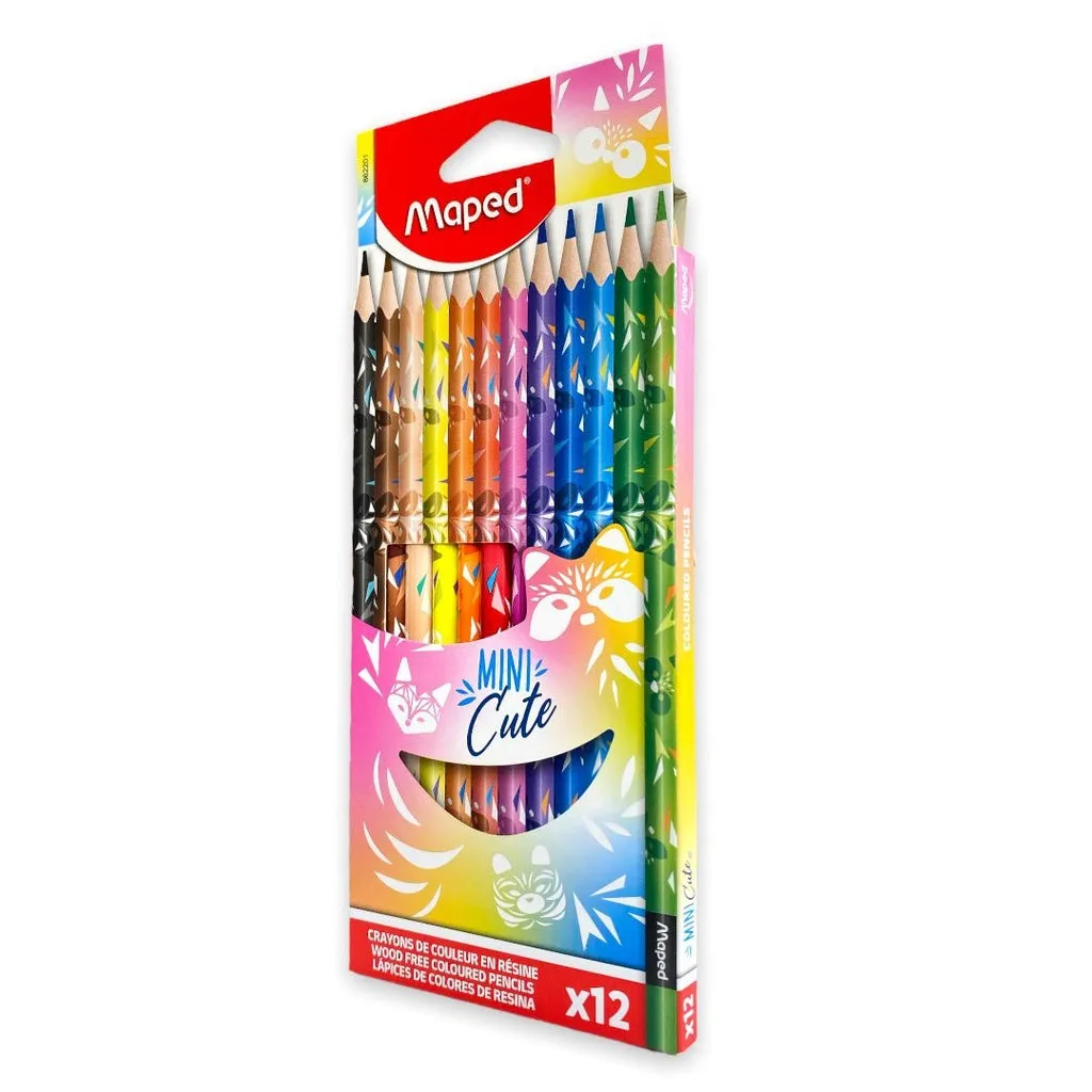 Maped Mini Cute Coloring Pencil Set 12 Colors