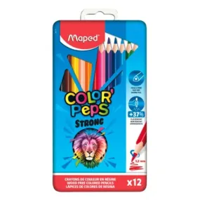 Maped Strong Metal Coloring Pencil Set 12 Colors