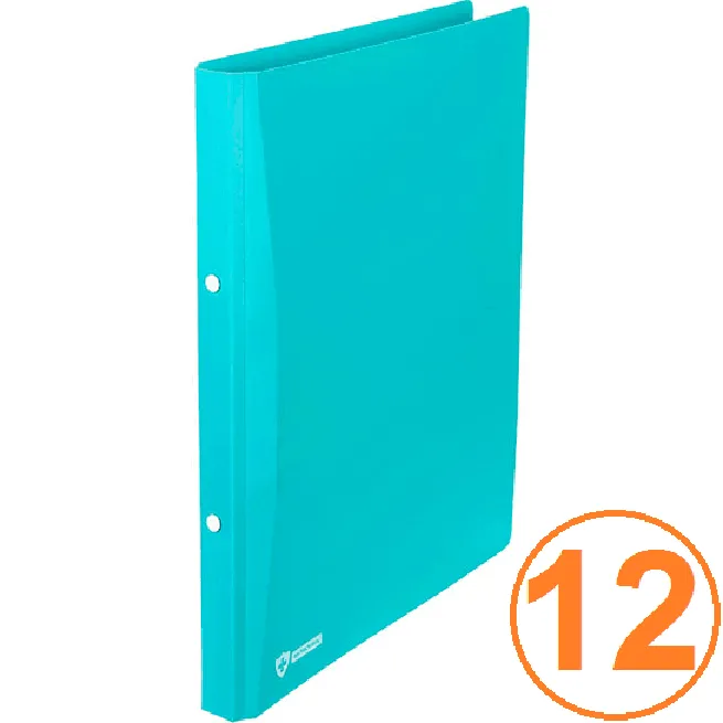 Marbig Antimicrobial Ring Binder Folder 2 Ring 25mm A4 Blue 12 Pack