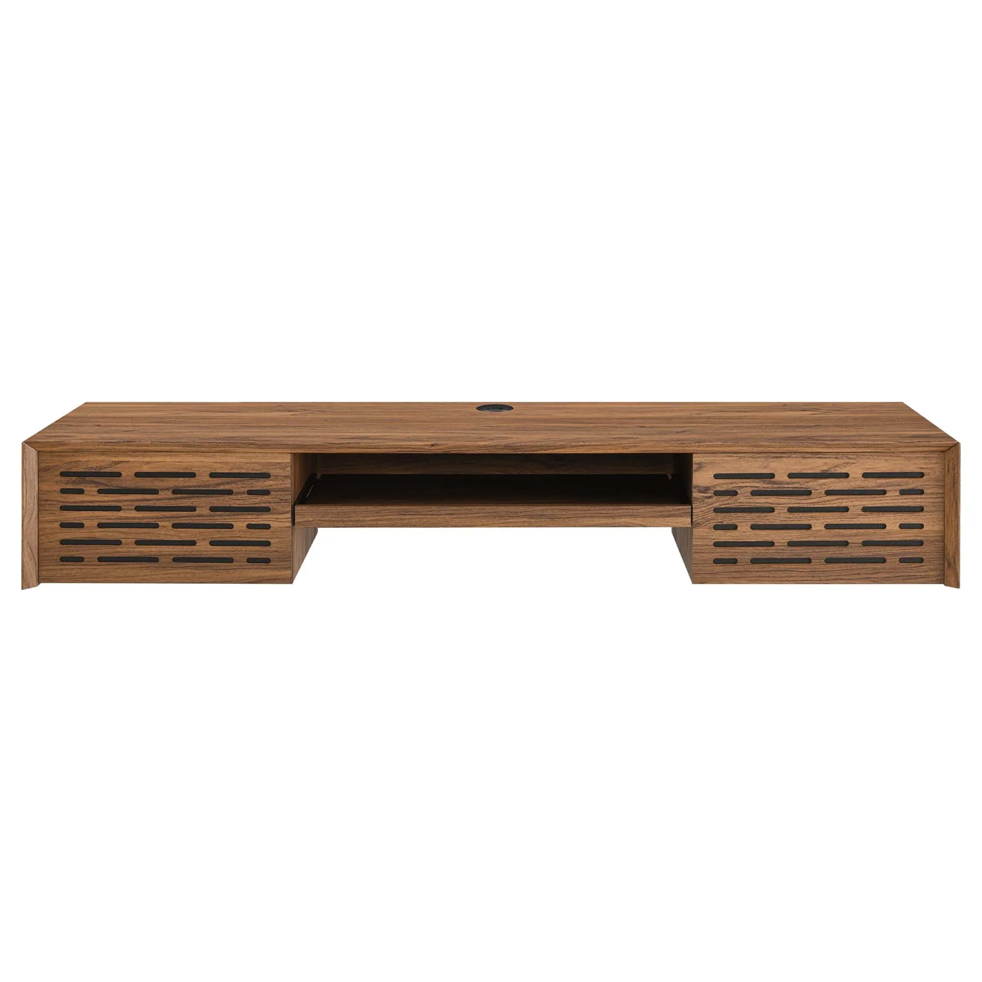Merit 60" Wall Mount Wood Office Desk by Modway