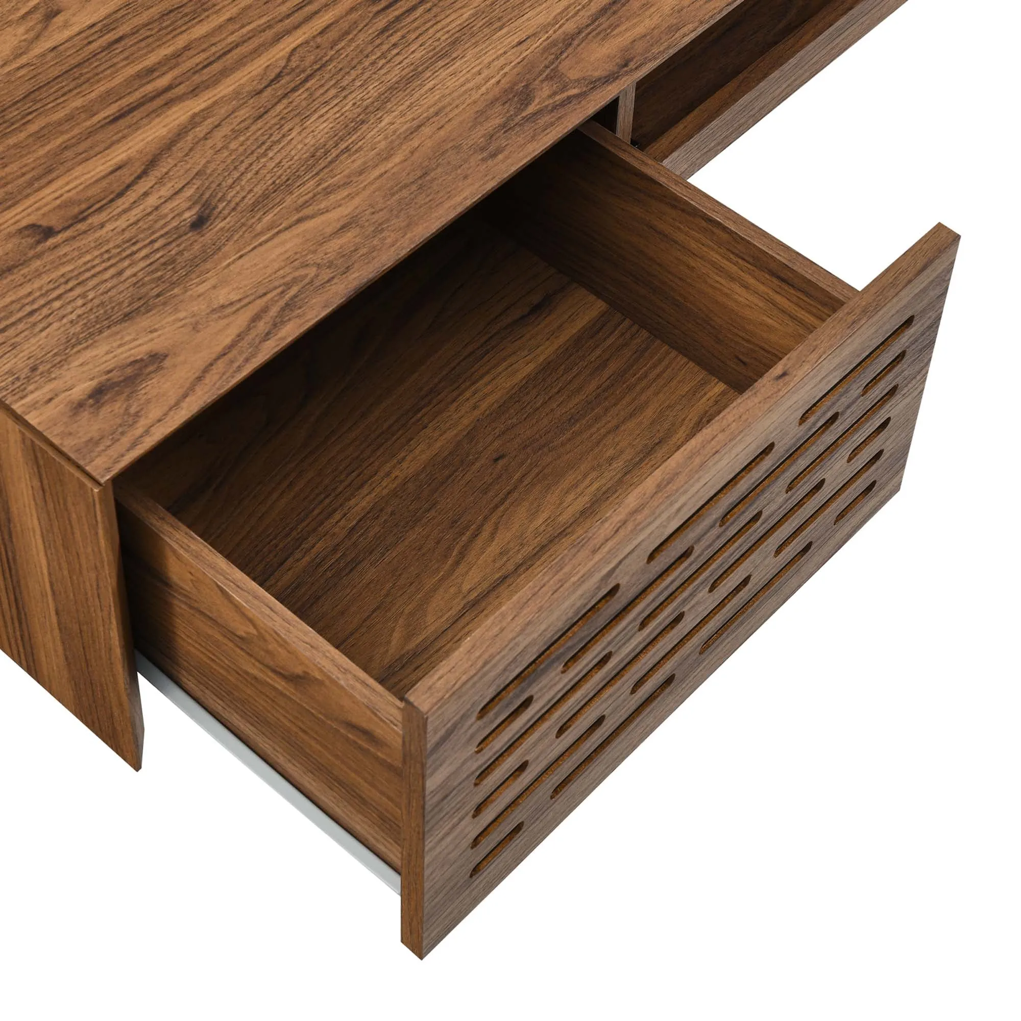 Merit 60" Wall Mount Wood Office Desk by Modway