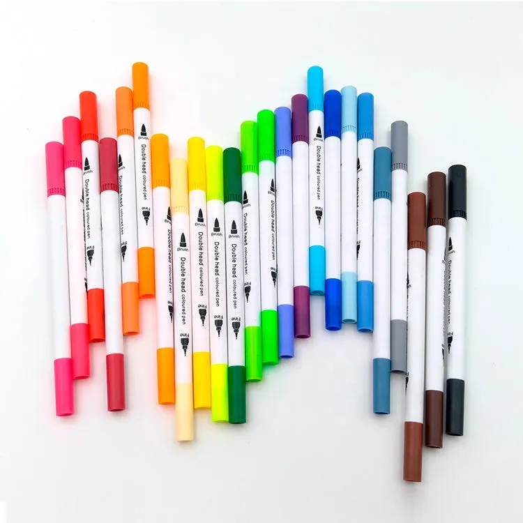 Micron Watercolor Dual Tip Colouring Art Marker Set