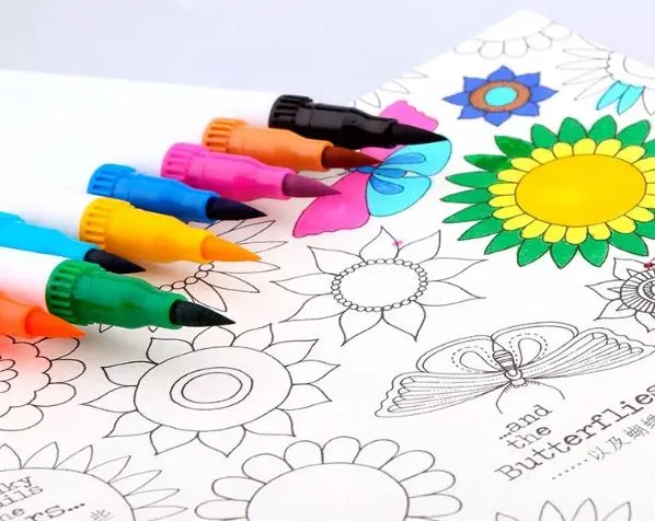Micron Watercolor Dual Tip Colouring Art Marker Set