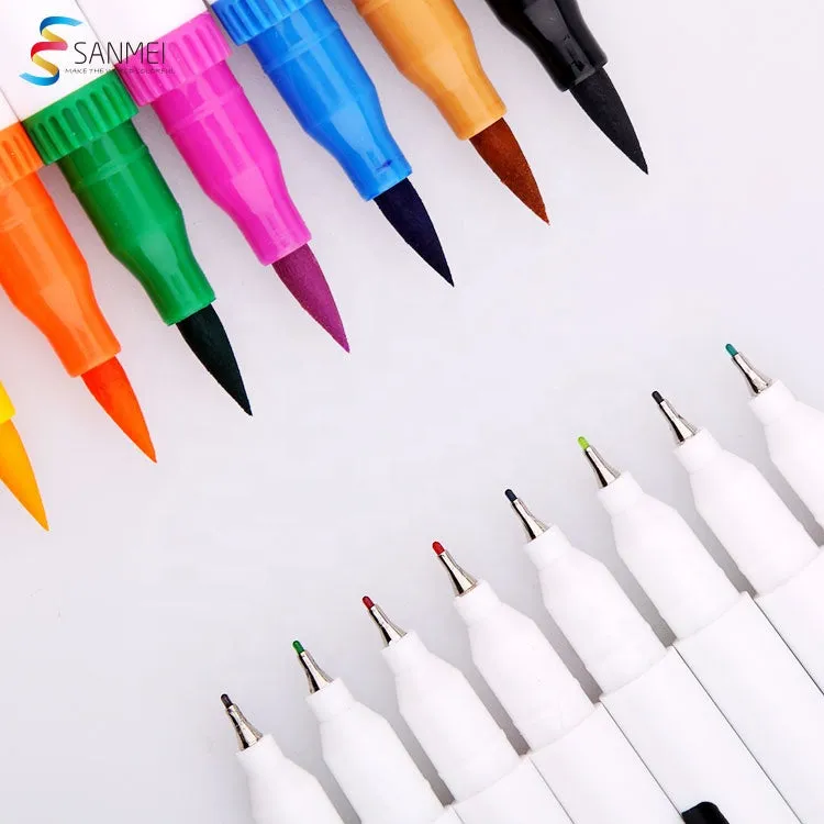 Micron Watercolor Dual Tip Colouring Art Marker Set