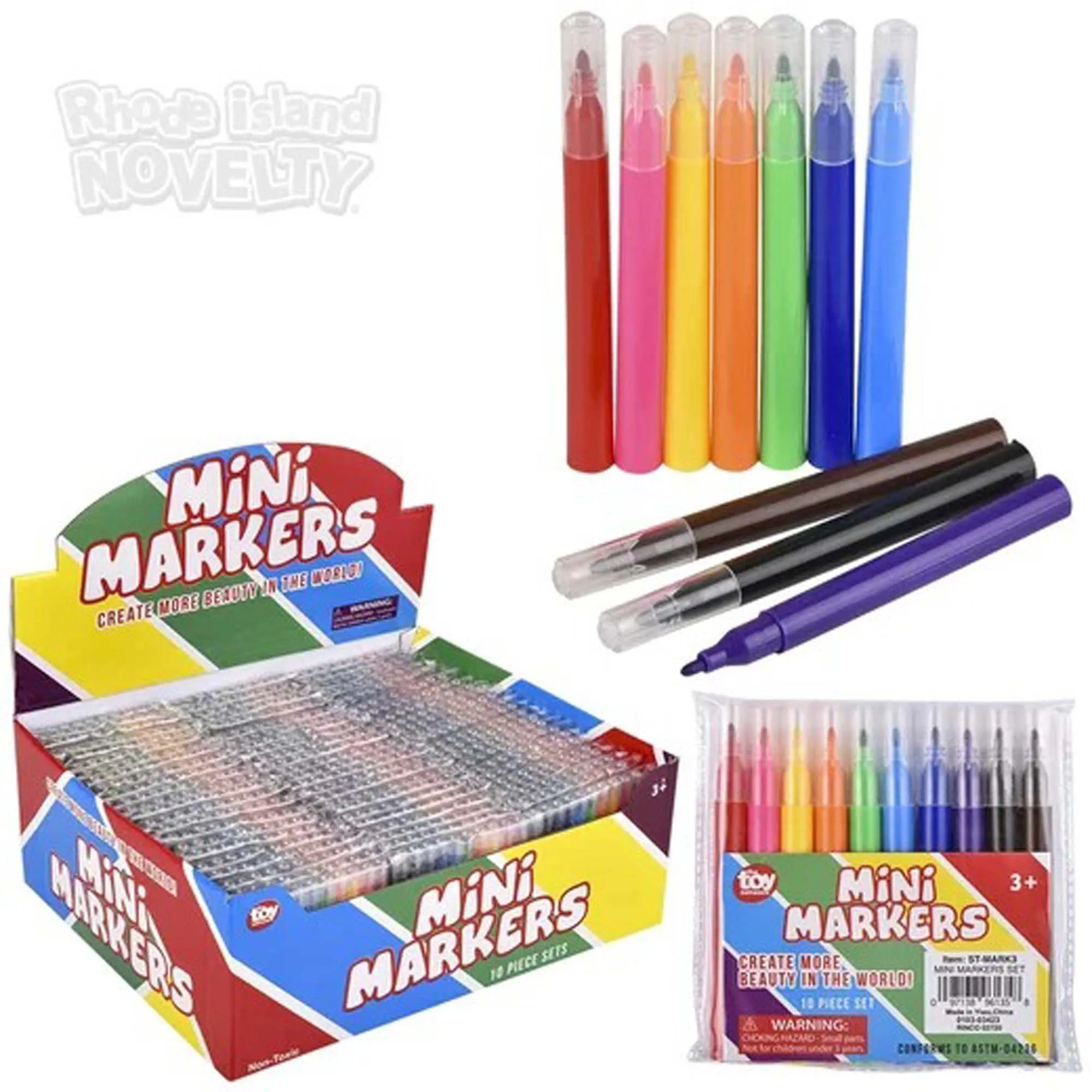 Mini Markers, 10 Count