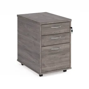 Mobile pedestal with silver handles - tall