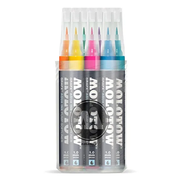 Molotow Grafx Aqua Ink Softliner Main Kit 1