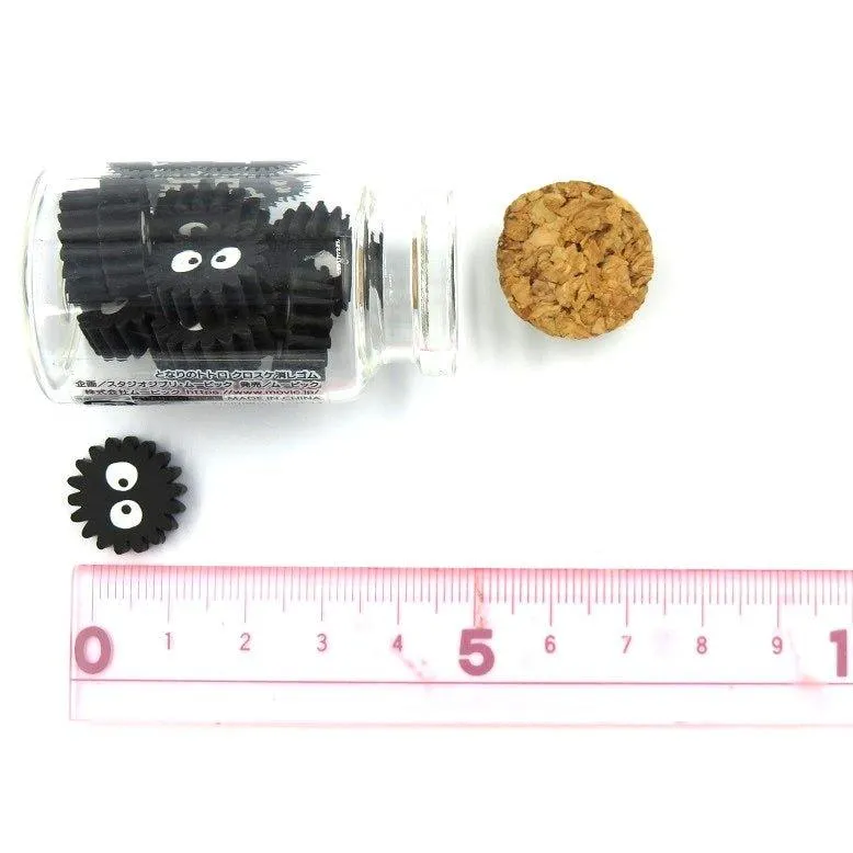 MOVIC 1221-13 My Neighbor Totoro Series Small Black Charcoal Canned Eraser Healing Eraser Modeling Eraser