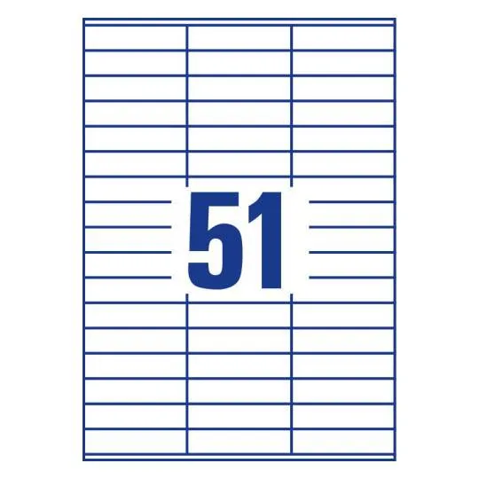 Multipurpose General Use Labels with Ultra Grip 70 x 16.9 mm A4