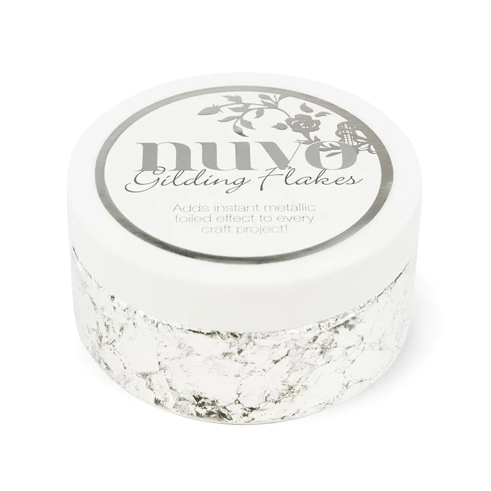 Nuvo - Gilding Flakes - Silver Bullion (200ml) - 851n