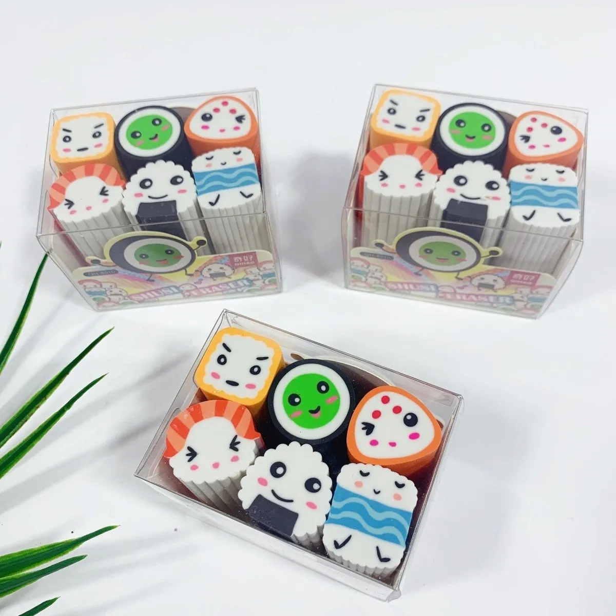 Pencil Erasers Sushi Dessert Sport Cute Erasers Party Bags Fillers
