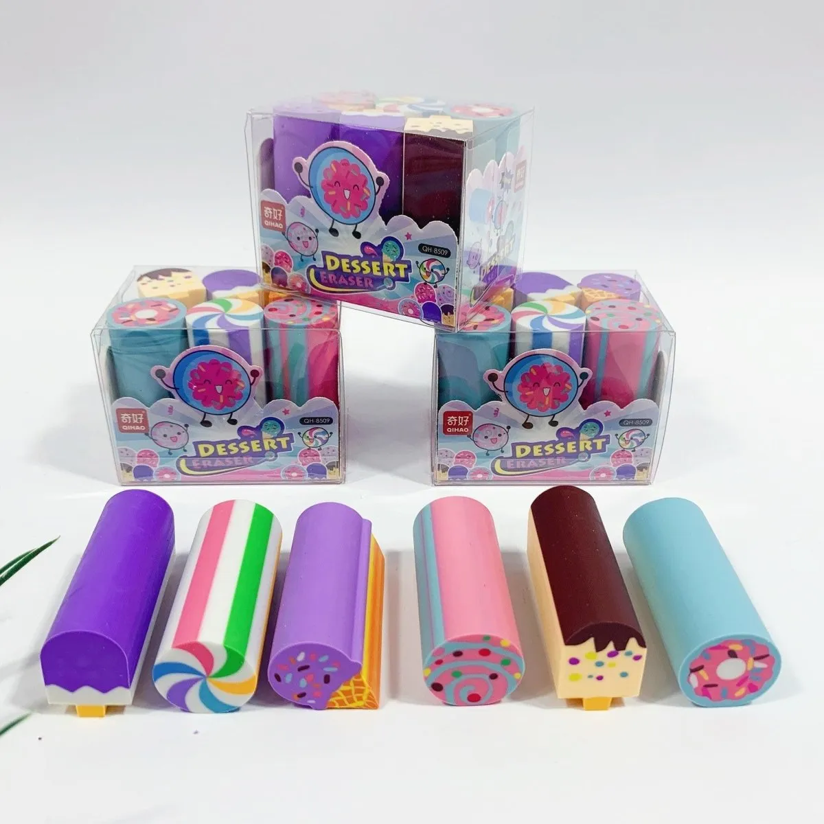Pencil Erasers Sushi Dessert Sport Cute Erasers Party Bags Fillers