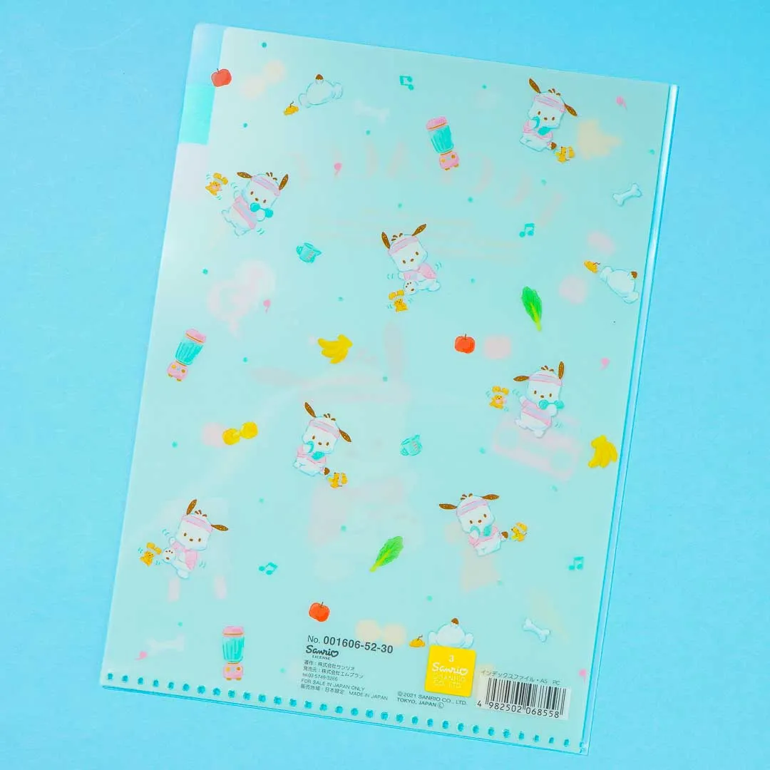 Pochacco Stay Fit Multi Pocket A5 File Folder