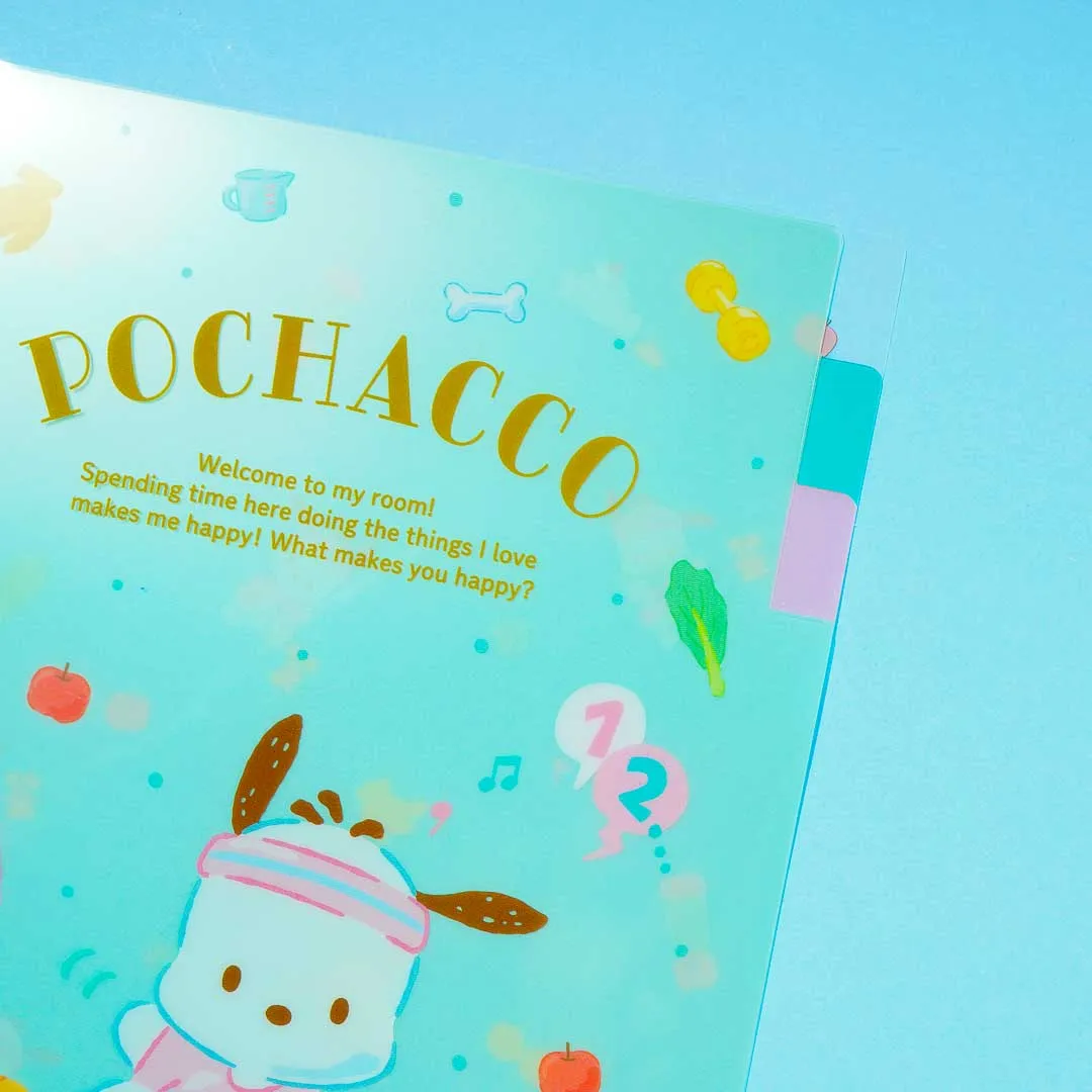 Pochacco Stay Fit Multi Pocket A5 File Folder