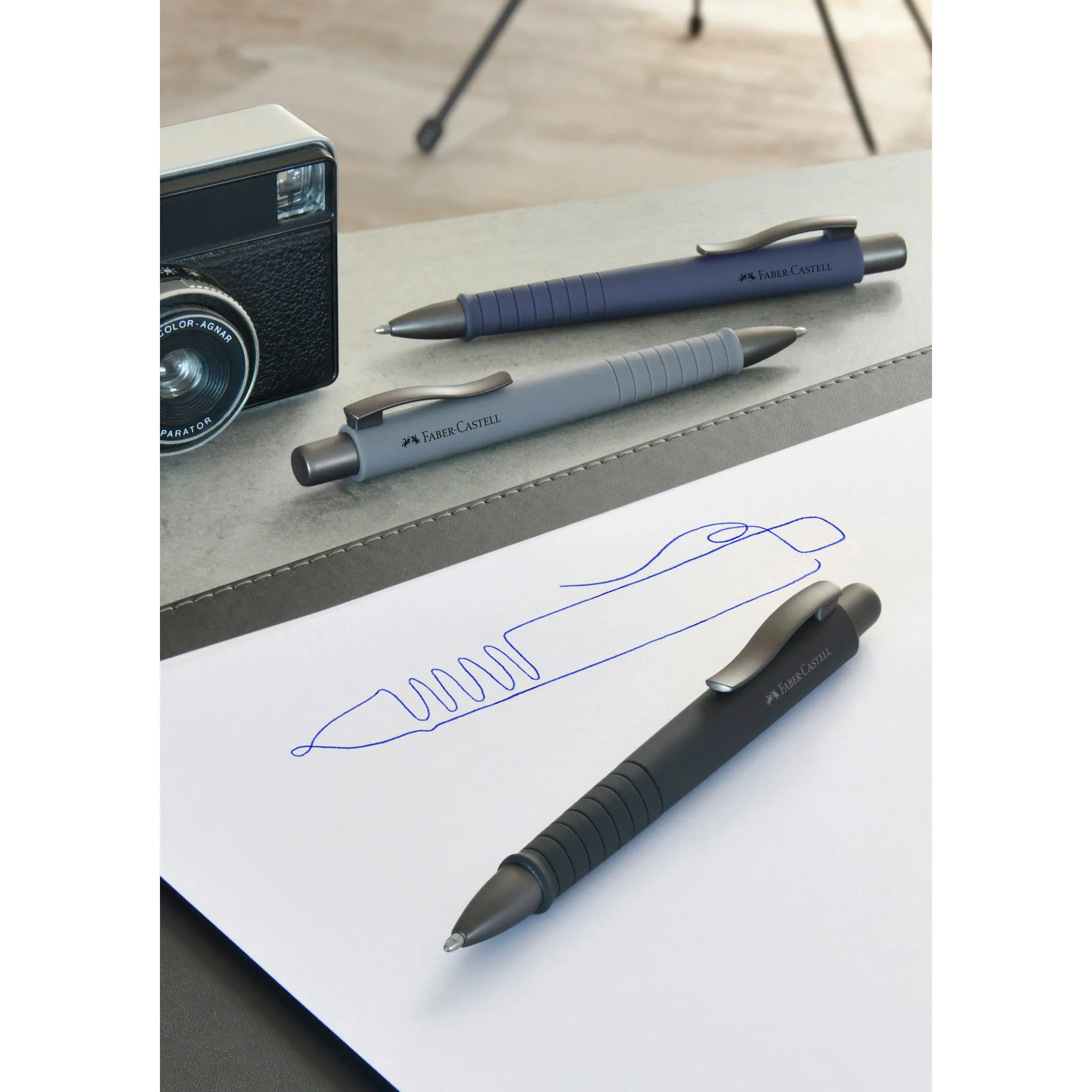 Poly Ball Urban Ballpoint Pen, Navy Blue - #241189