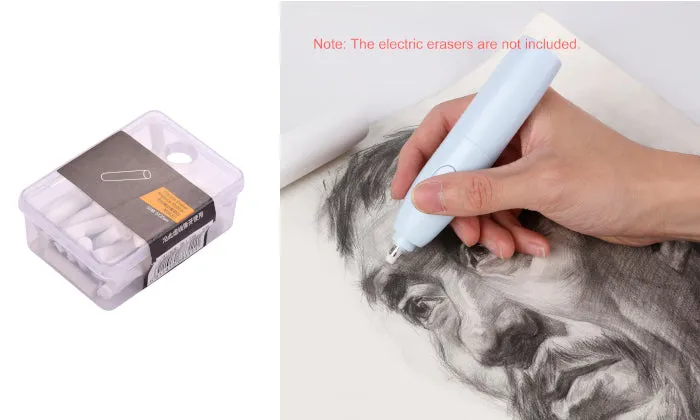 Portable Electric Eraser Refills 50 Piece