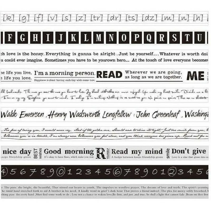 Retro Washi Tape Set
