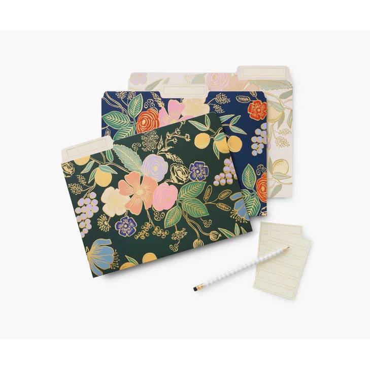 Rifle Paper Co Colette File Folder Set