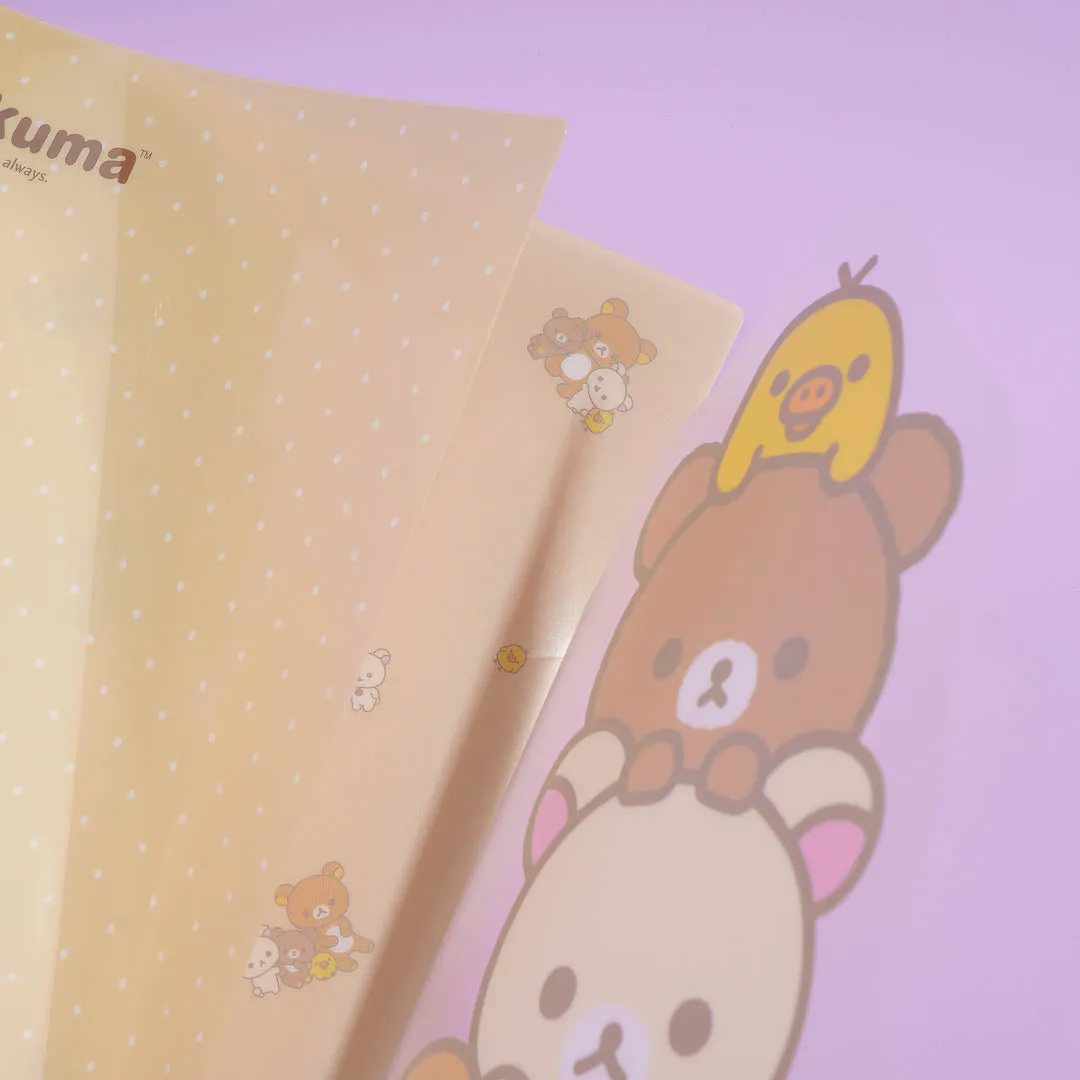 Rilakkuma Relax With Friends A4 Folder