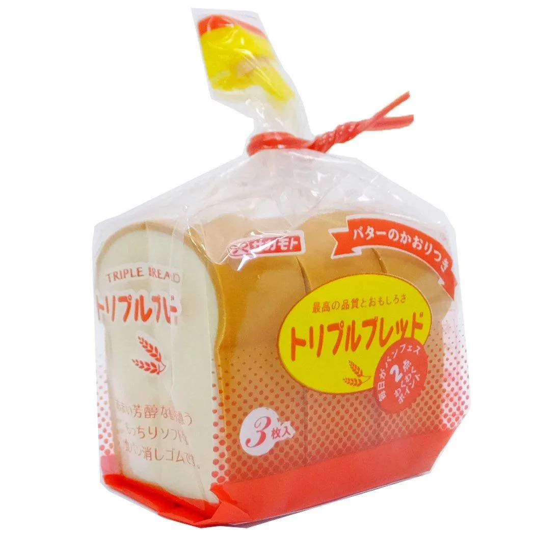 SAKAMOTO Japanese Eraser Toast Bread Eraser Toast Wipe Creative eraser