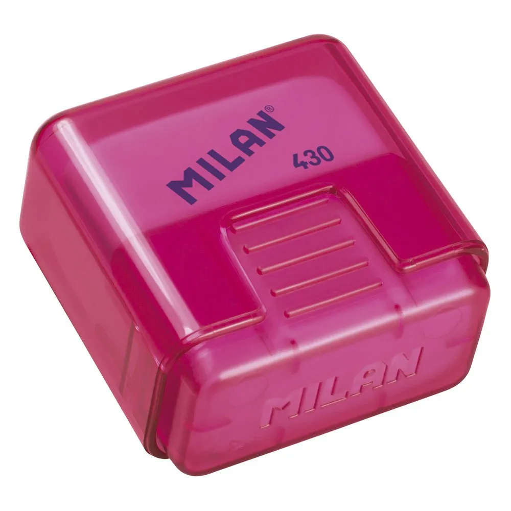 School 430 Look soft synthetic rubber erasers with protective case