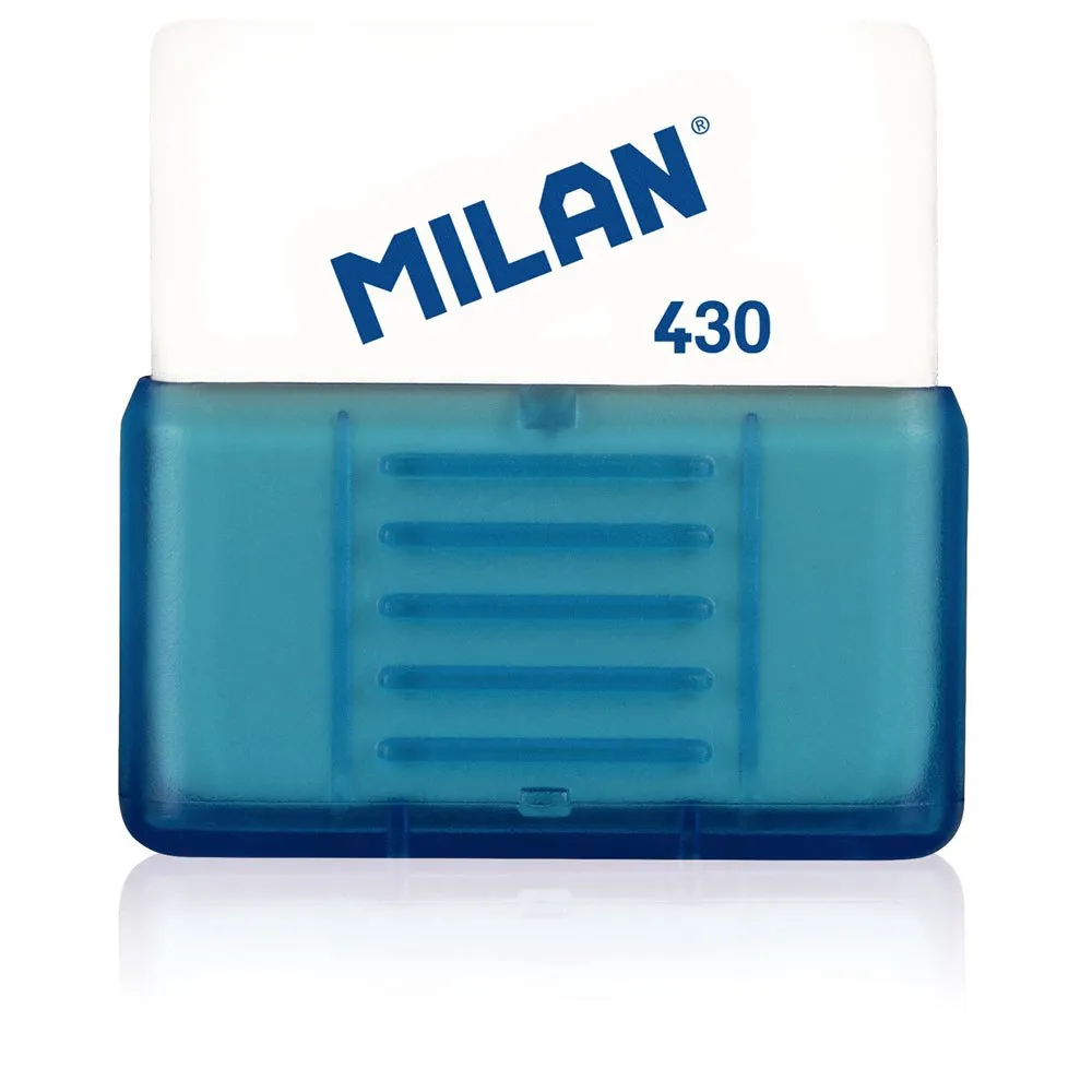 School 430 Look soft synthetic rubber erasers with protective case