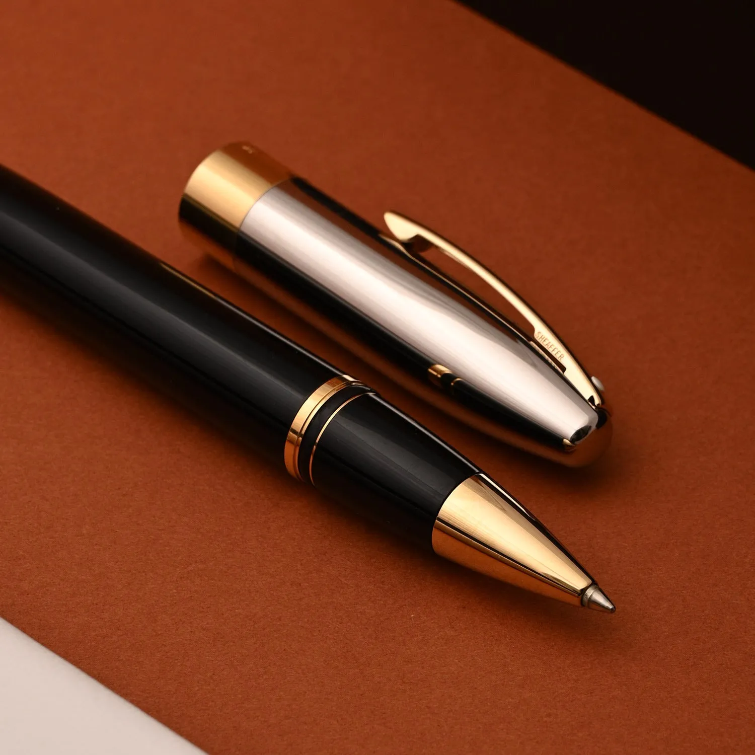 Sheaffer Legacy Roller Ball Pen - Black & Palladium GT