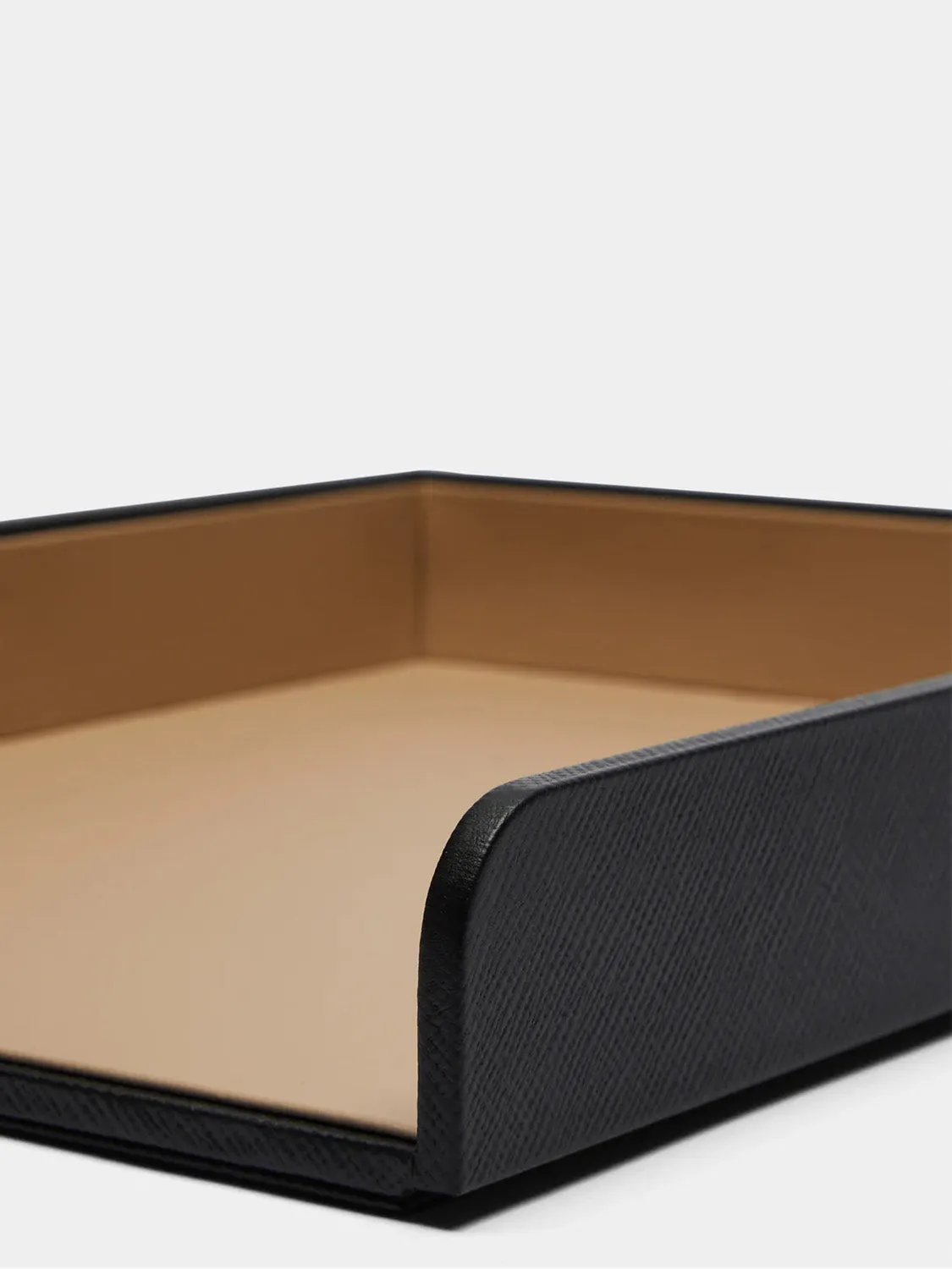 Smythson Leather A4 Paper Tray