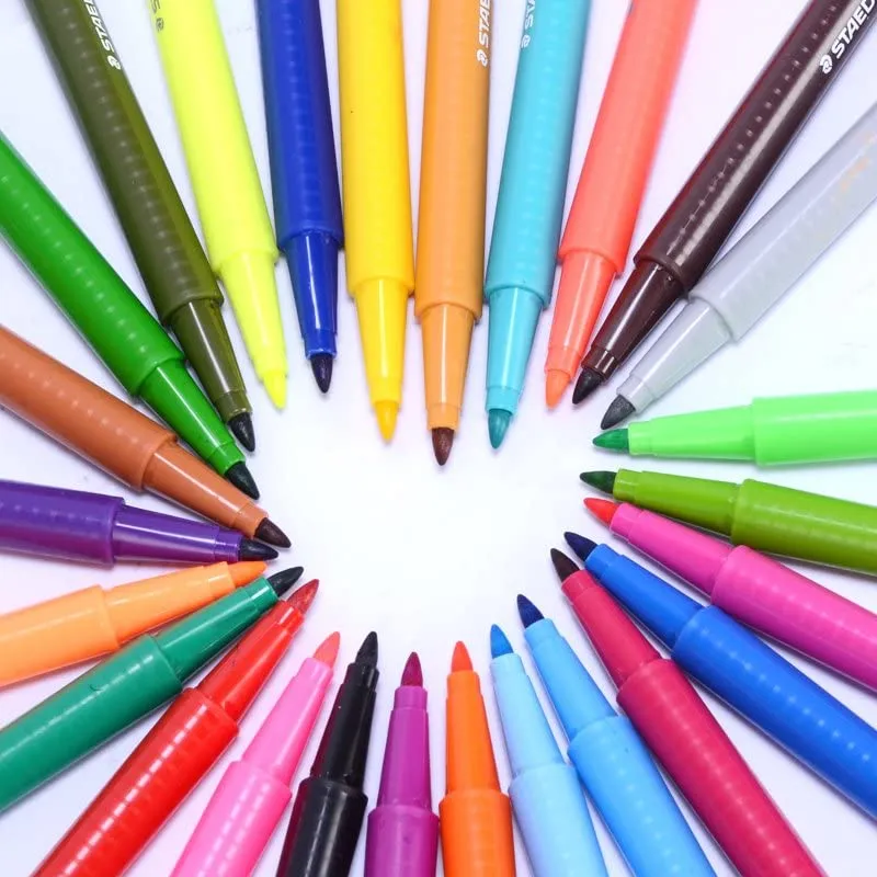 Staedtler Triplus Fibre-Tip pen metal set 50 Colors (323-M50JB)